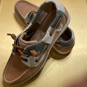 SPERRY Top slider BOAT SHOE 7.5M TAN